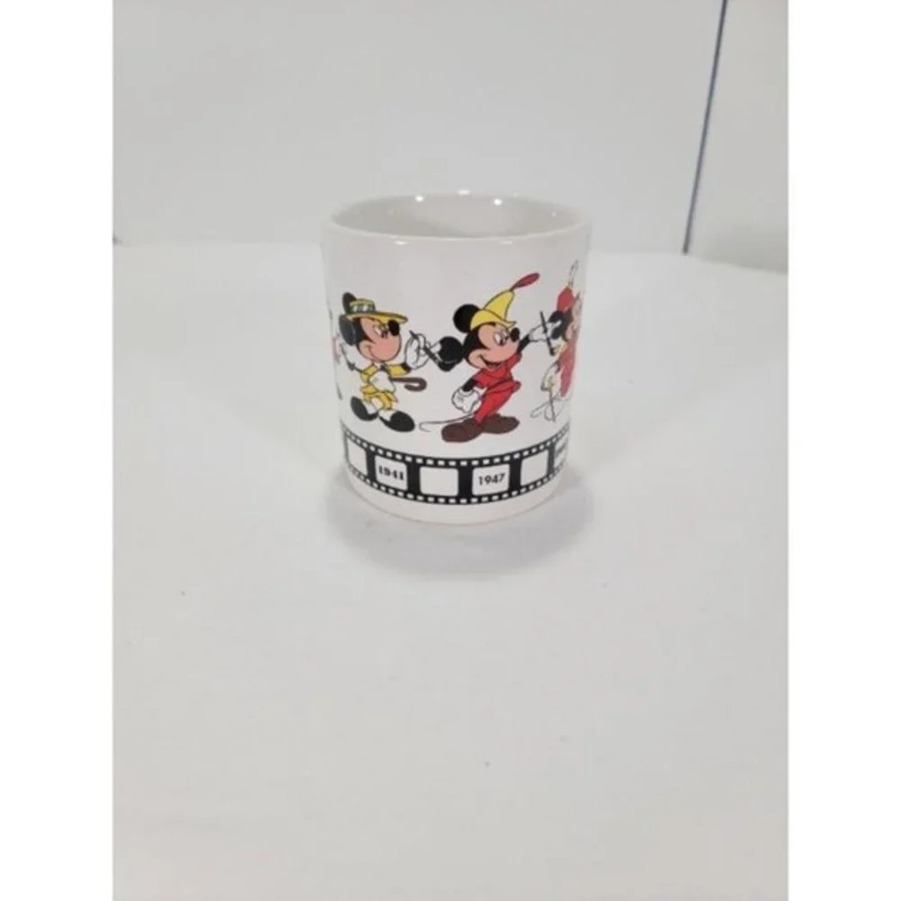 Disney MICKEY MOUSE Coffee‎ Cup THRU THE YEARS 1928-TODAY APPLAUSE